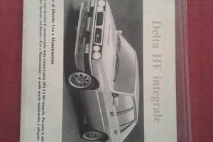 LIBRETTO USO MANUTENZIONE LANCIA DELTA INTEGRALE O