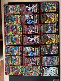 Lotto 21 pacchetti carte pokemon