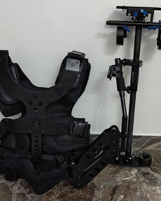 Steadicam + gilet + braccio ammortizzato