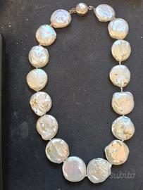 collana girocollo perle barocche