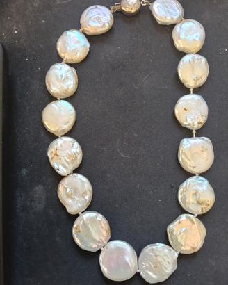 collana girocollo perle barocche