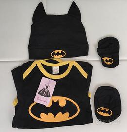 Completo tuta bimbo neonato Batman