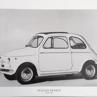 POSTER FOTOGRAFICO “FIAT 500”