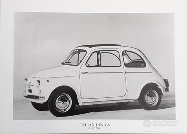 POSTER FOTOGRAFICO “FIAT 500”