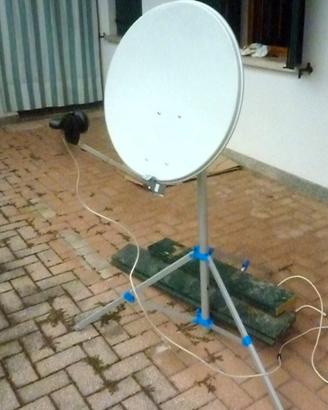 ANTENNA SATELLITARE CON TREPIEDE BRUNNER