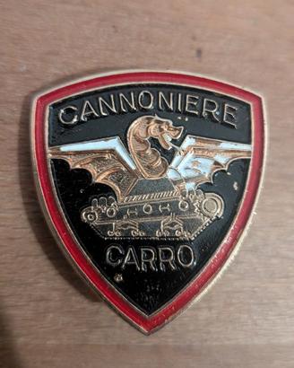 Spilla Militare - Cannoniere Carro