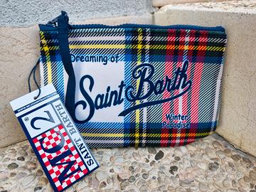 pochette MC2 saint barth tartan 