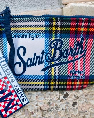 pochette MC2 saint barth tartan 