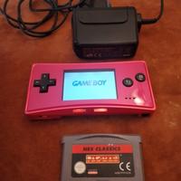 game boy micro fucsia completo