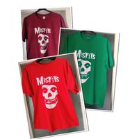 Lotto T-shirt Misfits Taglia L Rossa -Verde-Rossa 