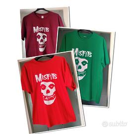 Lotto T-shirt Misfits Taglia L Rossa -Verde-Rossa 