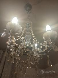 lampadario con pendenti