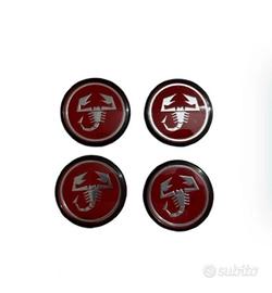 Borchie emblema fregio cerchi 500 abarth