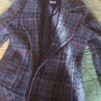 Max &Co. cappotto Tartan grigio lana