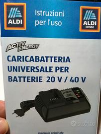 batteria e carica batteria per utensili Ferrex 
