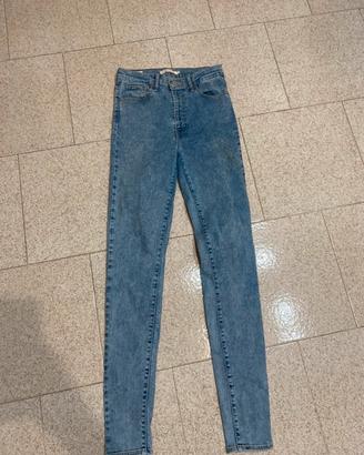 Jeans levi’s mile super skinny premium taglia 42