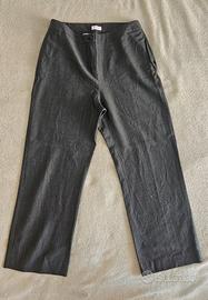 Pantaloni donna 3/4 cotone grigio tg. 44