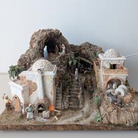 Presepe artigianale (luci e movimenti)