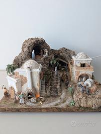 Presepe artigianale (luci e movimenti)