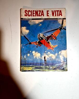 Rivista Scienza e Vita 1950 N21 Vintage Elicottero