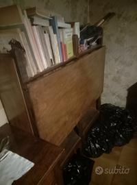 mobile anni 50 tipo libreria con scrivania 