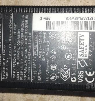 Alimentatore IBM per notebook