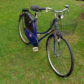 Bici olandese donna cestino gomme nuove luci led