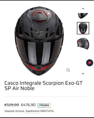 Casco  integrale scorpione moto originale