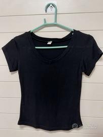 Maglietta nera da donna