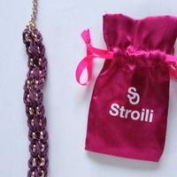 Bracciale donna Stroili in acciaio e fettuccia