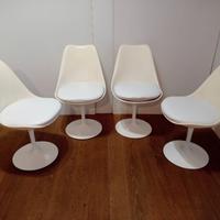 ALIVAR Set di 4 Tulip Chair 769/S by  E. Saarinen