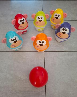 Chicco Monkey Strike Birilli Bowling