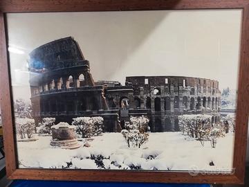 Quadro con Colosseo imbiancato