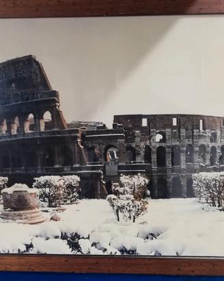 Quadro con Colosseo imbiancato