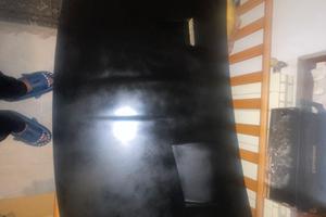 Cofano da corsa nero 500 abarth