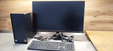 HP Desktop PC fisso completo monitor Samsung 27" 