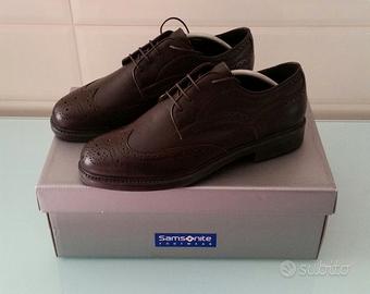 Scarpe da Uomo Samsonite in Pelle N. 42 Nuove