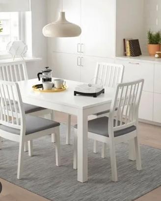 Tavolo EKEDALEN con le sue sedie NASINGE - IKEA