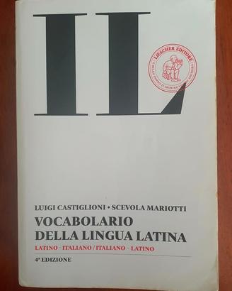 Vocabolario lingua latina