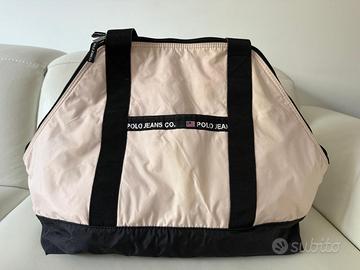 Borsa RALPH LAUREN POLO JEANS CO rosa e nera