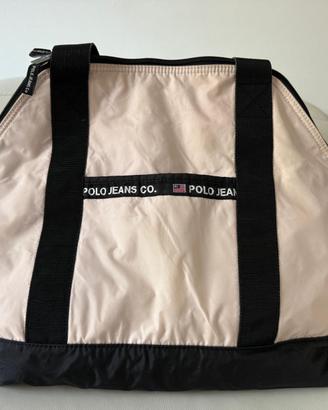 Borsa RALPH LAUREN POLO JEANS CO rosa e nera