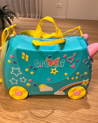 Valigia cavalcabile unicorno bambini Trunki