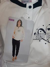 Pigiama donna cotone caldo tg xl