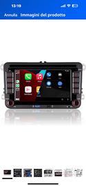 Autoradio a doppio din con CarPlay