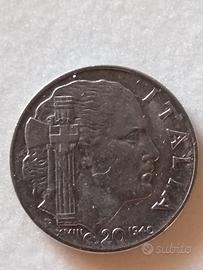 moneta da 20 centesimi del 1940