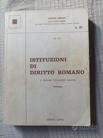 Istituzioni di diritto romano - Edizione Simone