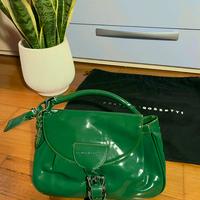 Borsa verde Fratelli Rossetti effetto Vernice