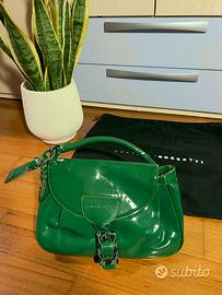 Borsa verde Fratelli Rossetti effetto Vernice