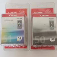 Cartucce Pixma nero 50 e colori 51 per stampante C