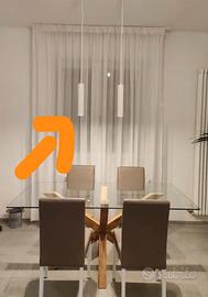 Lampadario a faretti sospeso cilindri faretto GU10